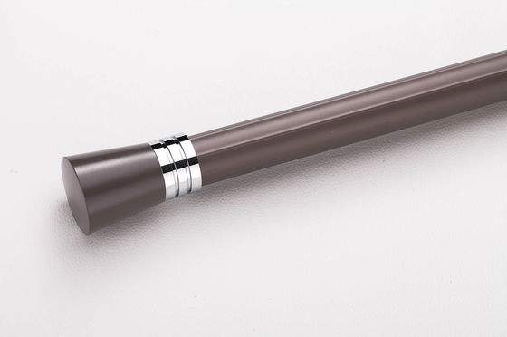 Un buen precio. aluminum material extra thick strong bearing curtain rod for heavy curtains with aluminum finals En línea
