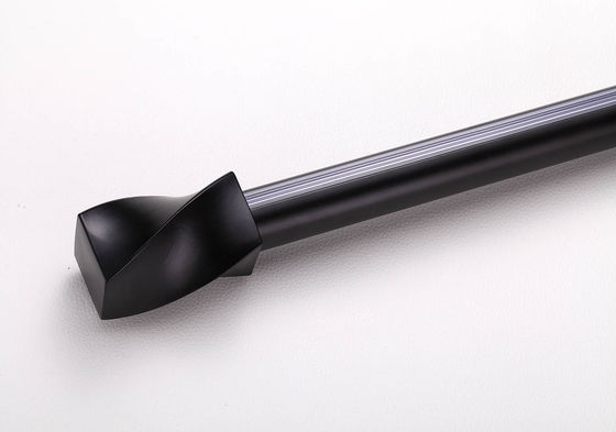 Un buen precio. Color negro resistente de 6063 de aluminio de la aleación del diámetro 22m m Roces de cortina En línea