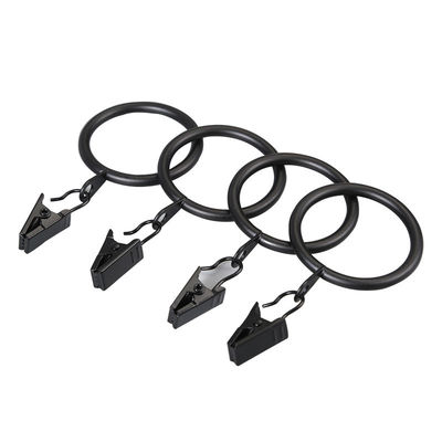 Un buen precio. Cortinas que cuelgan la cortina Rod Rings With Clips del metal 35m m del hierro En línea