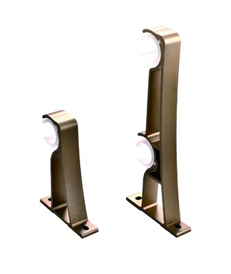 Un buen precio. Cortina 25m m fácil sola y doble Rod Brackets en diversos colores En línea